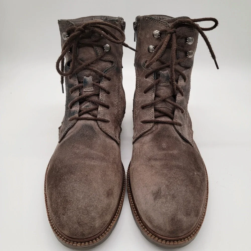 Bar III Whitaker Mens Suede Brown Leather Ankle Boots Size 10M WPL8046